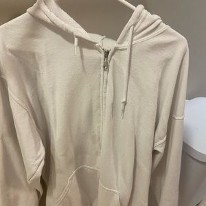 White hoodie